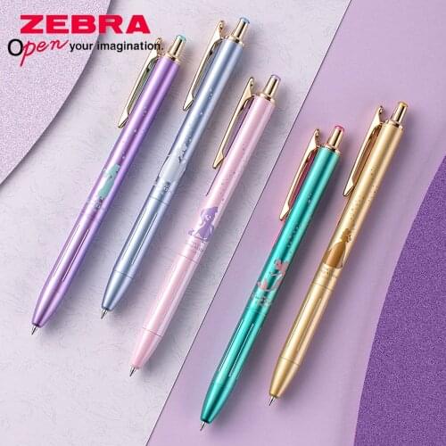 Brand New Zebra Limited Gel Pen JJ56 Retro Press All Metal Pen Body Non-Slip Design Smooth Writing Black 0.5