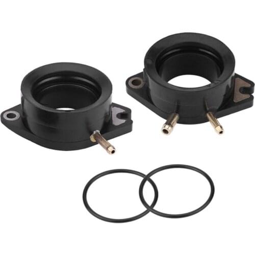 Hot 2x Carburetor Carb Intake Manifold Boots Joint for Yamaha 81-86 XV750 Virago 88-99 1100 XV1100