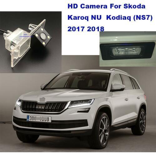 Yessun License plate camera For Skoda Karoq NU Kodiaq NS7 2017 2018 Car Rear View camera for Skoda Kodiaq