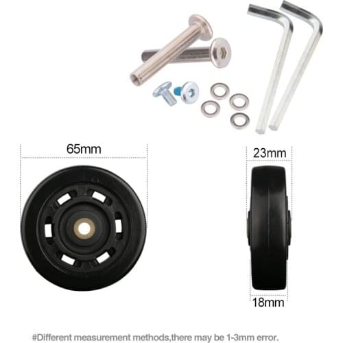 Luggage Wheel Accessories Universal Wheel Travel Pull Case Wheel Wheel Caster Repair Shock Absorption 20 Inch 26 Inch