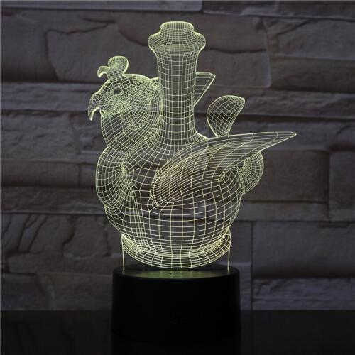 Creative Swan Table Lamp 7 Colors Changing Desk Lamp 3d Lamp Novelty Led Night Lights Led Light Bedroom Decoration Light