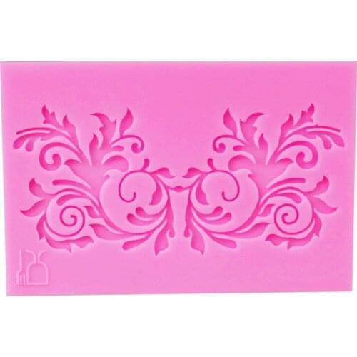Leaf Flower Vine Lace Silicone Mold Fondant Cake Decorating Tools Kitchen Baking Molds Candy Chocolate Gumpaste Moulds