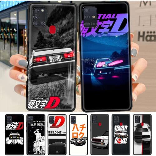 Mobile Phone Case For Samsung Galaxy A51 A71 A21s A31 A32 5G A41 A12 A11 A72 A52 4G A02s Soft Cover Funda Japan Initial D AE86