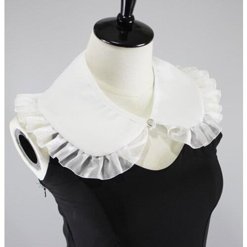 Fashion Lace Floral Fake Collars Shawl for Women False Collar Half Shirt Blouse Tops Detachable Collars Sweater Clothes Decor