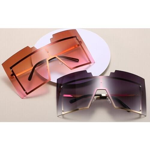 2020 New Irregular Sunglasses Trend Sunglasses Men and Women Fashion Personality Street Protect Shades Eyewear