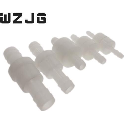 Plastic One-Way 4/6/8/10/12 Non-Return Water Inline Fluids Check Valves for Fuel Gas Liquid