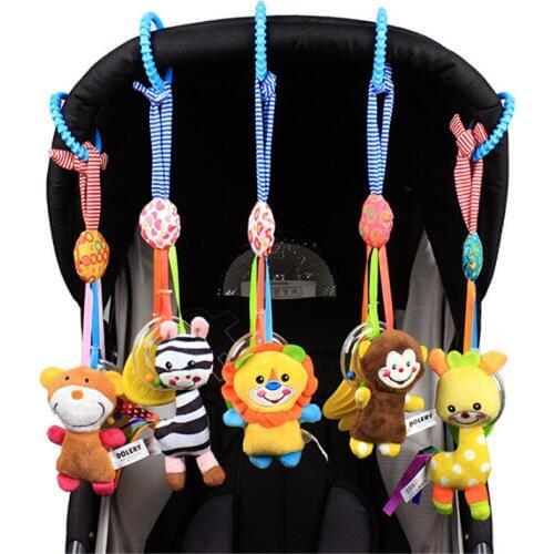 Bed Wind Chimes Rattles Bell Toy Mobile Baby Soft Plush Toy Hot Infant Toys Baby Crib Bed Hanging Bells Toys