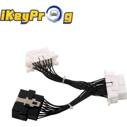 Splitter Extension Plug Cable OBD2 16PIN Male to Female ELM327 OBD2 Connector OBD2 Plug Standard Interface Wire Connector