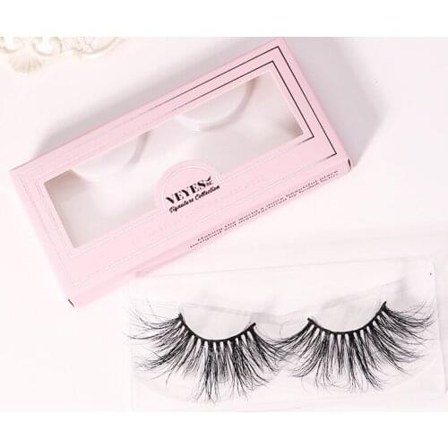 Veyelash 25mm mink lashes False Eyelashe Thick Long 5D mink eyelashes natural dramatic volume eyelash extension faux cils