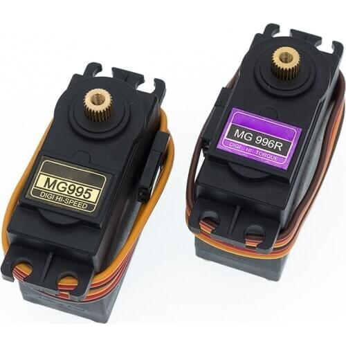 10PCS Servos Digital MG996R MG995 Servo Metal Gear for Futaba JR Car RC Model Helicopter Boat MG995