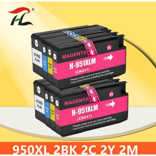 Compatible ink cartridge for HP 950XL hp 951XL For HP950 950 951 Officejet Pro 8600 8610 8615 8620 8630 8625 8660 8680 Printer