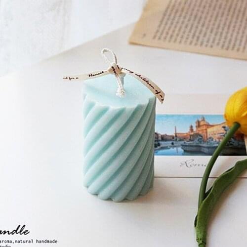 DIY Spiral Cylindrical Plastic Acrylic Candle Mold Candle Making Supplies