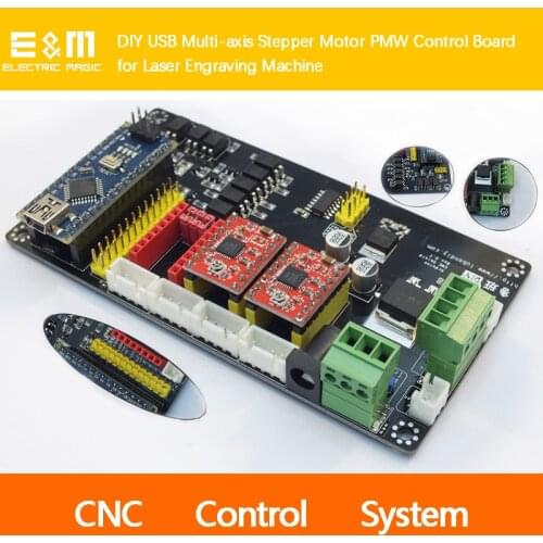 USB Multi-axis Stepper Motor Control PWM Board for Laser Engraving Machine DIY CNC Control System Engraving Machine Board