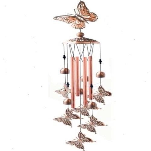 Bird Wind Chimes 4 Aluminum Tubes 6 Bells 7 Birds Windbells for Indoor Outdoor Decoration
