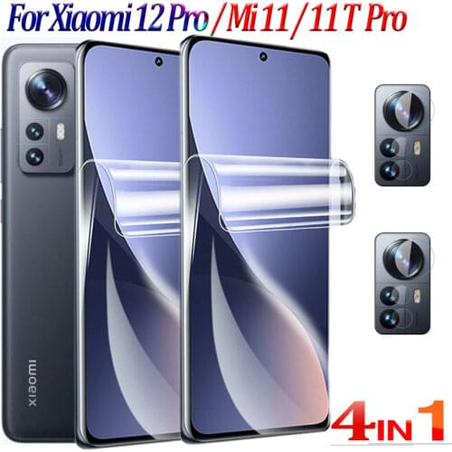 Hydrogel Film Mi11 Lite Smartphone Xiaomi Mi 11 Lite Screen Protector for xiaomi 11 ultra soft glass mi 11lite screen protectors
