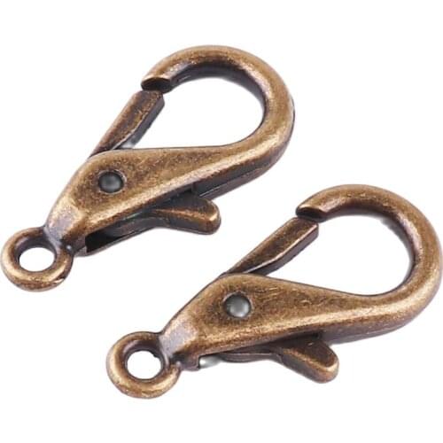 30PCS Lobster Clasps Hooks Jewelry Marking End Clasps Connectors For Necklaces Bracelets DIY Jewelry Findings Accessories