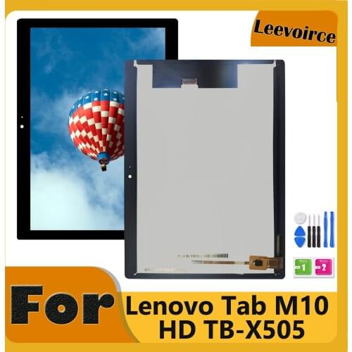 LCD With Tool For Lenovo Tab M10 TB-X505 TB-X505F TB-X505L TB-X505X Display Touch Screen Digitizer Assembly Replacement 10.1