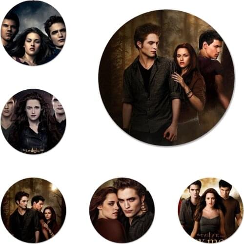 58mm Twilight Saga Breaking Dawn 2 Icons Pins Badge Decoration Brooches Metal Badges For Clothes Backpack Decoration