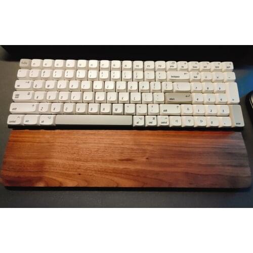 166 Keys/set White Retro Apple Style PBT Dye Subbed Keycaps for MX Switch Mechanical Keyboard XDA Profile Key Caps