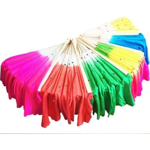 33+20cm Right-Hand Tai Chi Kung Fu performance sports dancing fitness peacock phoenix long bamboo fan