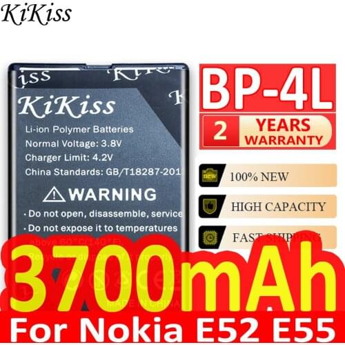 3700mAh High Capacity BP-4L Battery BP4L BP 4L Batteries For For Nokia N97i E71 E71x E73 E90 E90i N810 Batterie Batterij