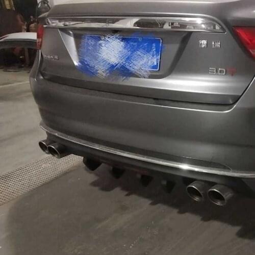 4PCS Universal Car Rear Bumper Lip Spoiler Diffuser Car-Styling for Mercedes-Benz Series-A B C E S G M ML GLK CL CLK CLS GL GLK