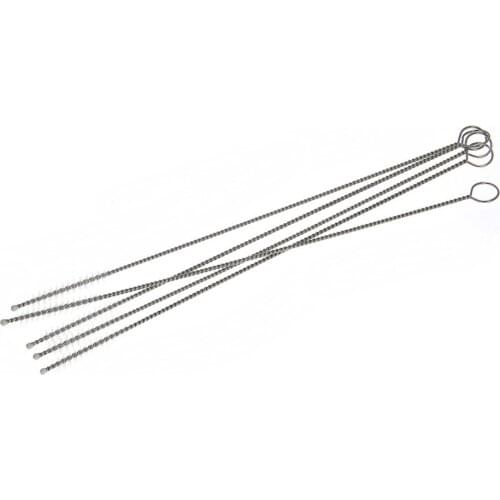 5Pcs Nylon Straw Cleaners Cleaning Brush Kid Drinking Pipe Stainless Steel Glass