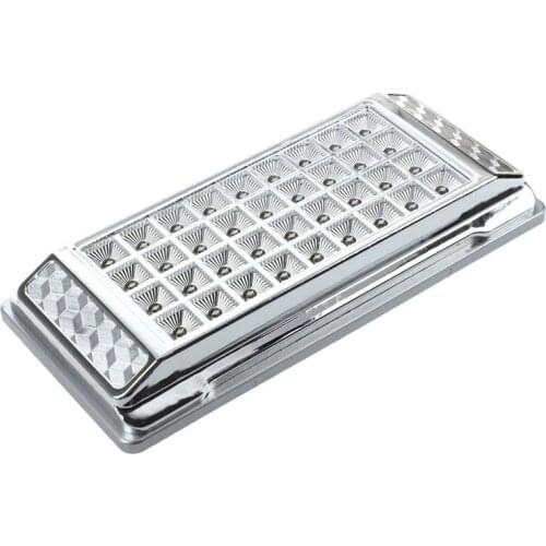 White 36LED Car Vehicle Dome Ceiling Roof Ceiling Interior Light Lamp 12V Silver