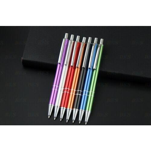 Free shipping 100pcs/lot customized logo plastic pen; promotional ballpoint pen; cheap pen; writing pen; metal pen sp46