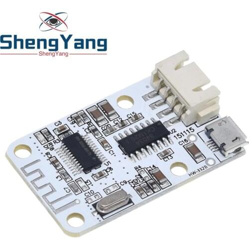 Wireless Bluetooth 4.0 Stereo Audio Receiver Module Digital Amplifier Sound Loud Board Micro USB 3W+3W 5V DC For Arduino