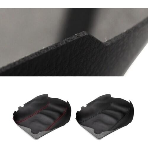 Soft Leather Center Armrest Cover For Dodge Charger 2008 2009 2010 Car Center Control Armrest Box Skin Cover Sticker Trim