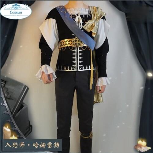 Cossun Anime! Identity V Aesop Carl Okuribito New Skin Game Suit Handsome Uniform Cosplay Costume Halloween Party Outfit For Men