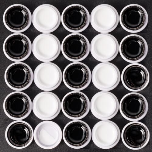 5g High Density Full Cover Creative Design Semi Permanent Odorless White Black LED UV Paint Gel Polish Supply For Nail Art Salon