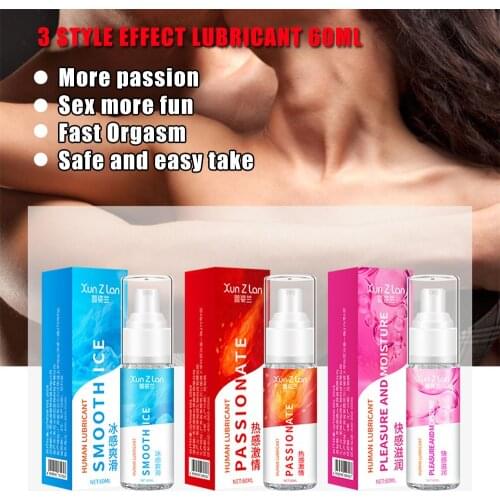 Female Intense Orgasm Gel 60mlPassion Warming, Pleasure Moisture, Smooth Ice Lubricant for Vagina Anal Oral Gay Sex Product