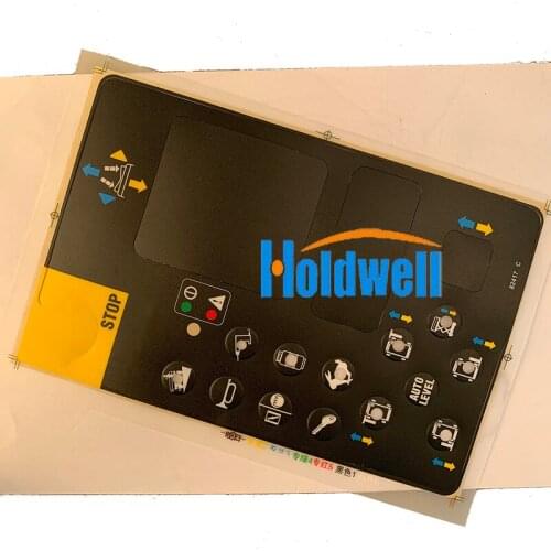 Holdwell 82417GT Decal, Platform Control Panel for Genie GS-2668 GS-3384 GS-4390 GS-5390