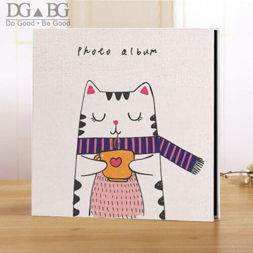 Self-priming Magnetic Dust-Free Air-Free Glue Free and Waterproof Hand Made DIY Albums Holds Album Customizable Kitten Gift
