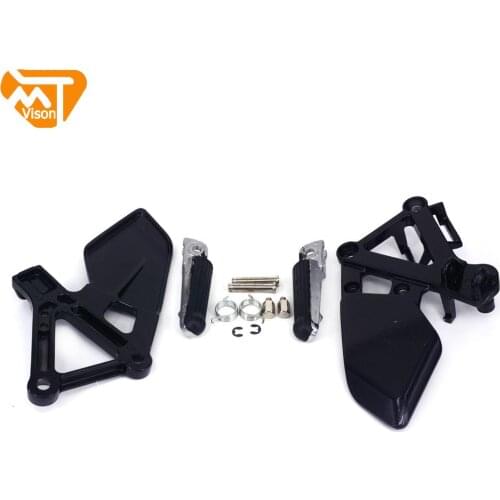 Motorcycle Front Foot Pegs Pedals Foot Pegs Footrests For HONDA CBR250 MC19 1988-1989