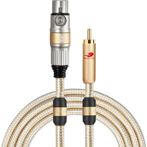RCA male to XLR female Audio Cable for Tape Recorder/Speaker/Mixer Console/Amplifier RCA Convertor XLR Adapter unbalanced Cord