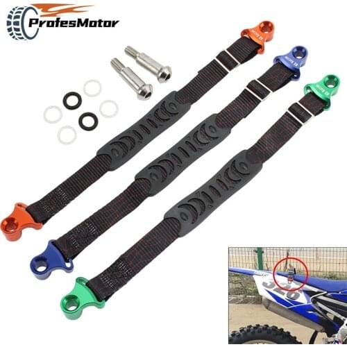 Motorcycle Seat Rescue Pull Strap Sling Belt C1 Fit For HONDA KAWASAKI SUZUKI YAMAHA Motocross Rear Motorcycle Dirt Bike