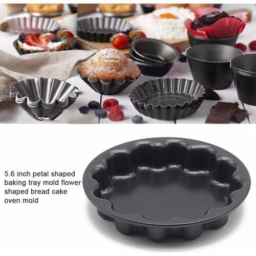 Silicone Mold for Cakes Flower Crown shape pastry Baking Tools 3D Bread big cake form Pizza Pan DIY birthday wedding