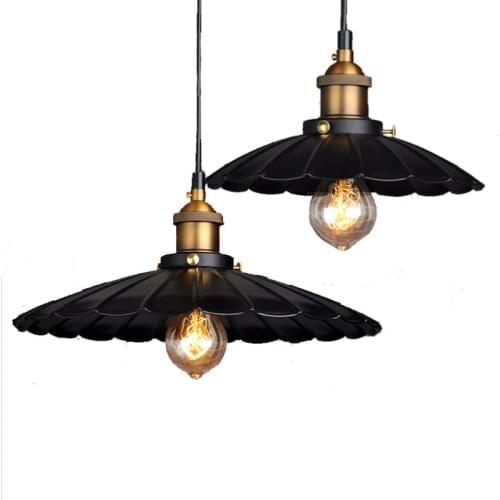 Nordic Modern loft hanging Wrought iron Pendant Lamp Fixtures E27 Pendant lights for Kitchen Restaurant Bar living room bedroom