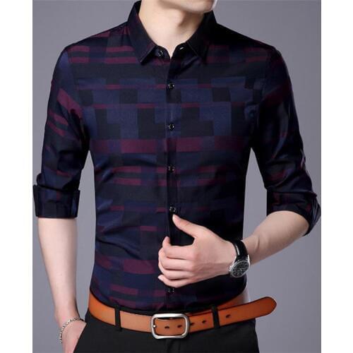TIEMIANNIU Mens Silk Shirts