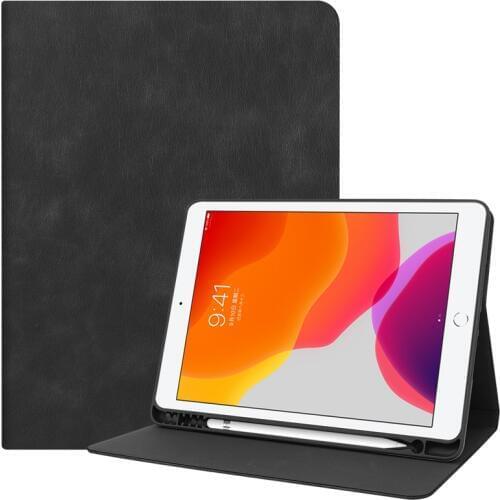 Ultra Slim PU Leather Case for iPad 10.2 inch 2019 7th Gen Tablet With Pencil Holder Smart Book Flip Cover