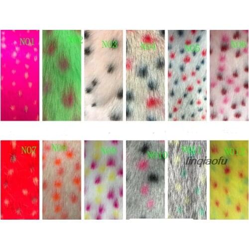 High-grade clothing jacquard rabbit fur fabric, fox fur, artificial fur fabric
