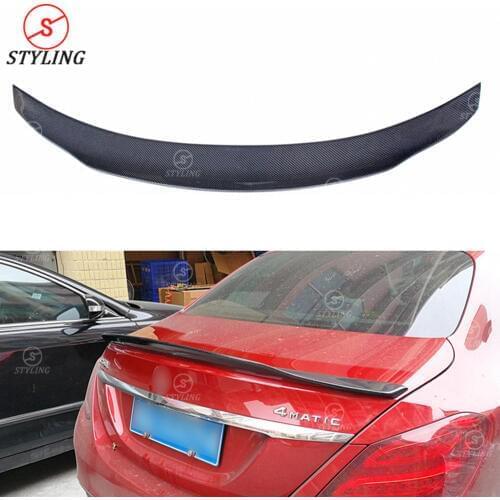 W205 Sedan Carbon Spoiler PSM Style For Mercedes-benz C63 AMG C300 C200 Rear trunk spoiler wing 2014 2015 2016 2017 2018 2019