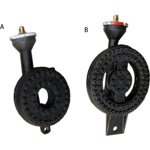 Iron propane burner head with cast iron fitting orifice For Clay pot stove Gas stove cast iron propane burner parts cast