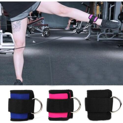 1pcs Ankle Strap Adjustable Ankle Straps Foot Support Ankle Protector Cable Attachment Thigh Leg Pulley D-Ring Strap Feet Guard