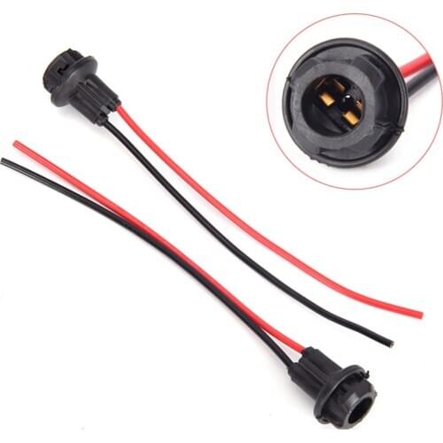 1PC T10 W5W 147 501 Connector Extension Auto Instrument Lights Bulb Socket Car Lamp Holder with Wire Wholesale High Quality
