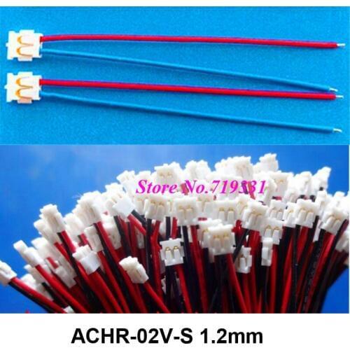 1000pcs JST ACHR-02V-S 1.2mm Female Connector With Cable