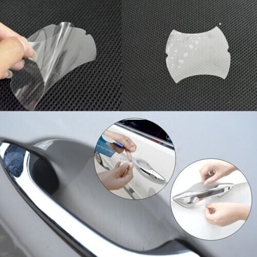 2019 NEW Car door handle protection Stickers for Alfa Romeo 147 156 159 166 Mito Macan 911 Fiat 500 Accessories